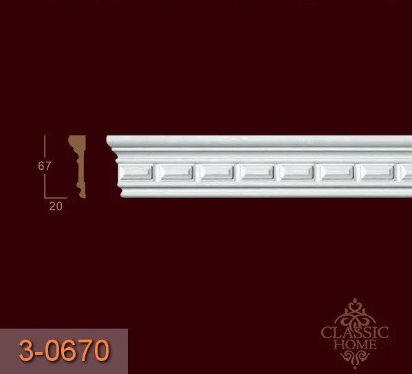 Молдинг 3-0670 Classic Home (67x20)мм