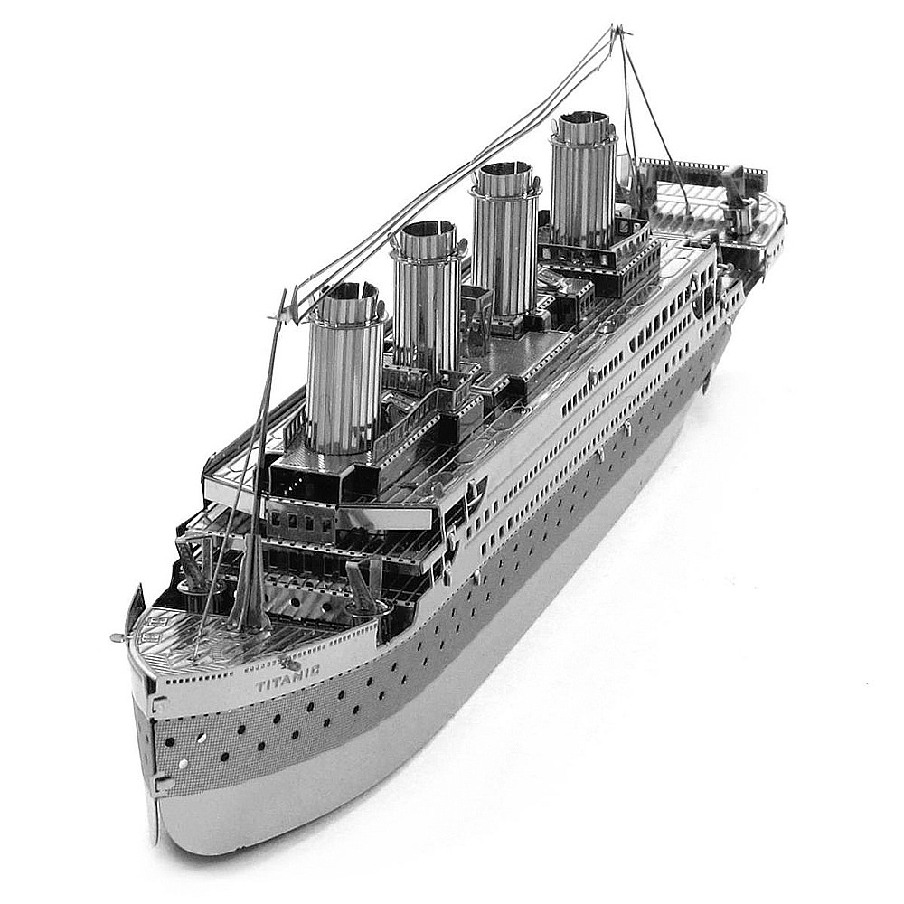 Металлический 3D-пазл (конструктор) Титаник - фото 3 - id-p1251262508