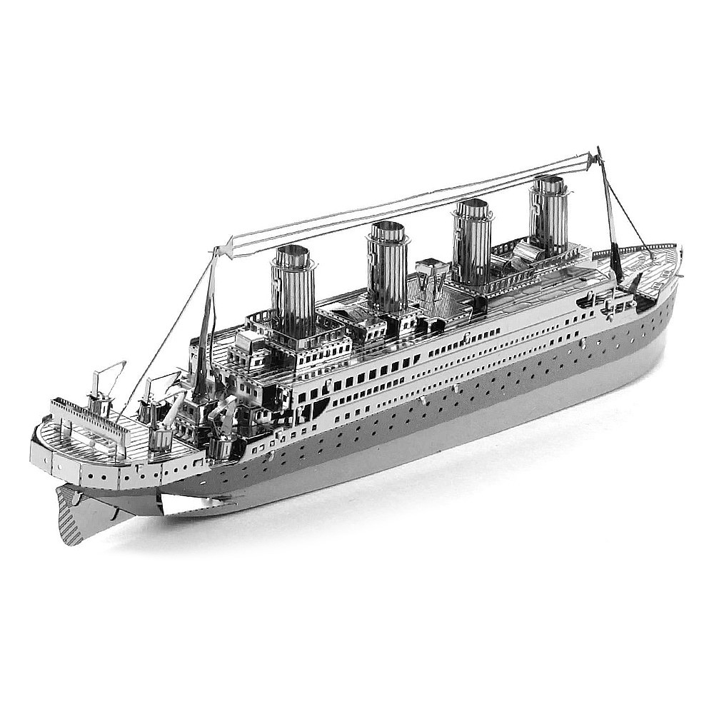Металлический 3D-пазл (конструктор) Титаник - фото 4 - id-p1251262508