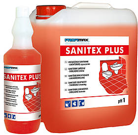 Професійний ефективний концентрований мийний засіб Lakma Sanitex Plus, PH 1, 1 л