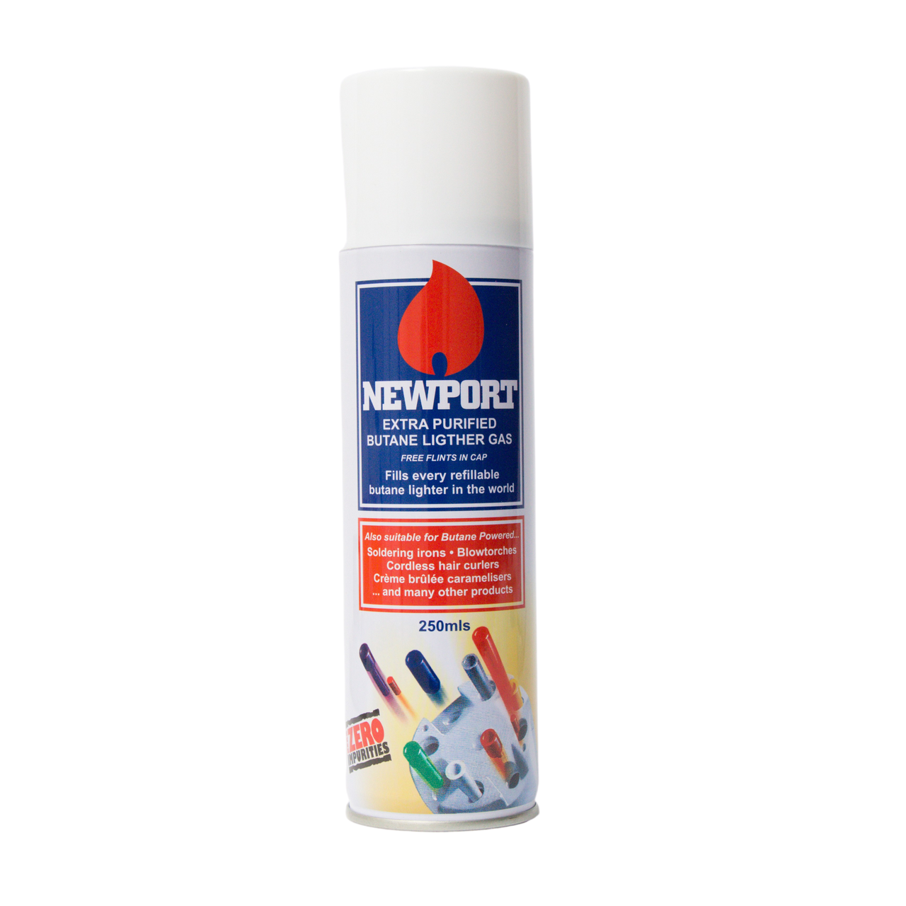 Газ Newport для заправки газового паяльника 250 ml