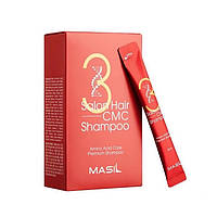 Восстанавливающий шампунь с аминокислотами Masil 3 Salon Hair CMC Shampoo, 8 мл