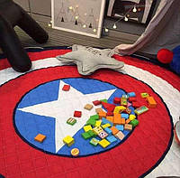 Игровой коврик-мешок Капитан Америка