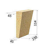 Цеглин вогнетривкий ША-23, фото 2