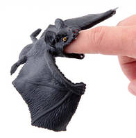 Летучая мышь Хэллоуин 1шт. - (крылья могут быть в разные стороны), размер 17*6,5см, резина