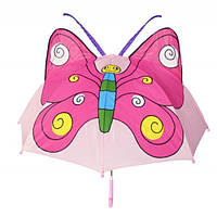 Детский зонтик Розовая бабочка