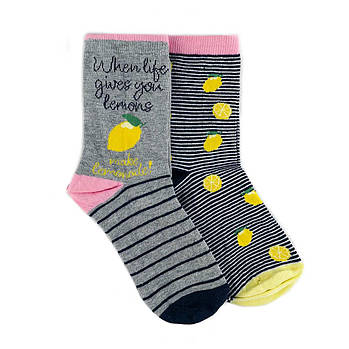 Жіночі шкарпетки з малюнком Лимон