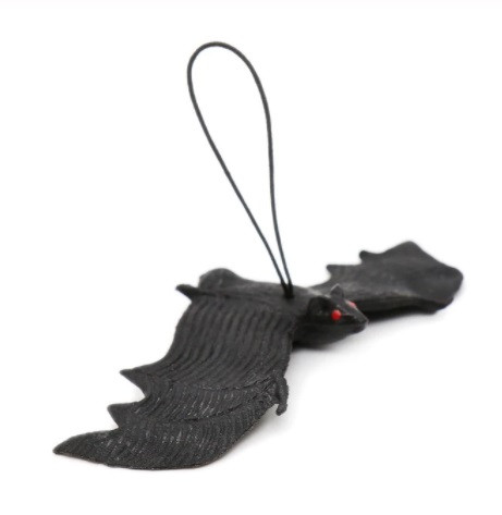 Декор для Хеллоуїн Кажан 14 на 5 см чорний, фото 1