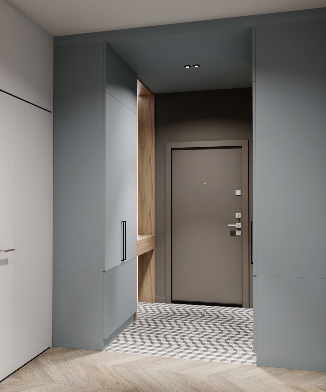 Прихожая с крючками и шкафом. Шкаф в прихожую под потолок. Шкаф с ...