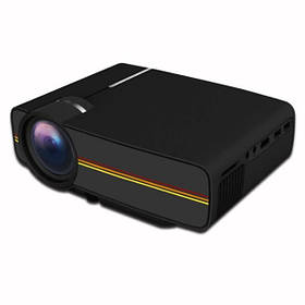 Портативний мультимедійний Проектор RIAS YG400 LED Projector з динаміком Black (4_00375)