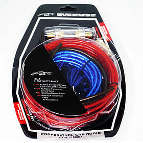 Набір проводів для підсилювача сабвуфера BLX BL-8 1500W (4_00368)