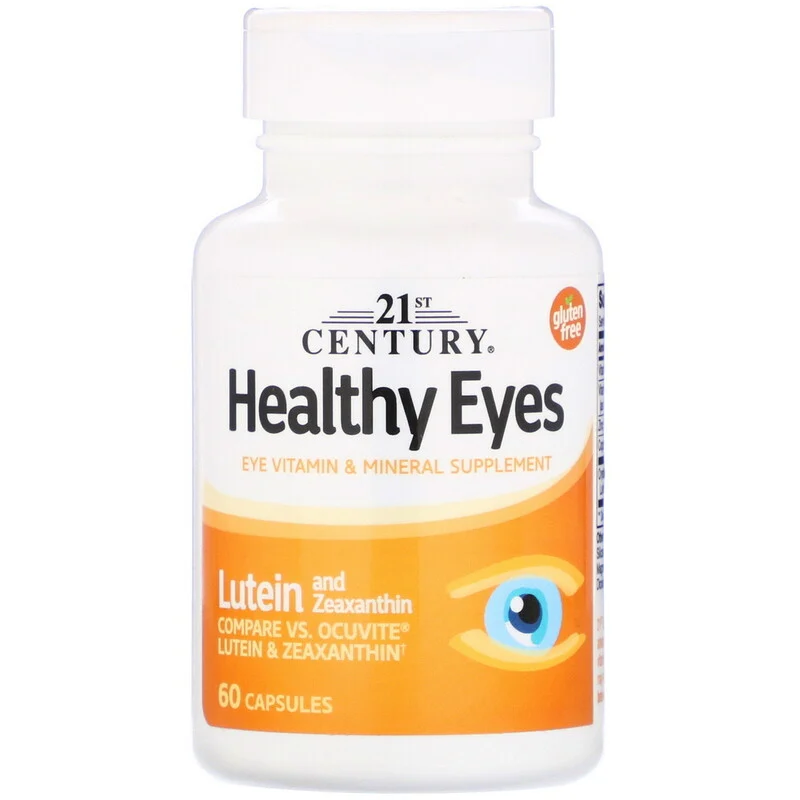 Вітаміни Healthy Eyes Lutein & Zeaxanthin 21st Century 60 капсул