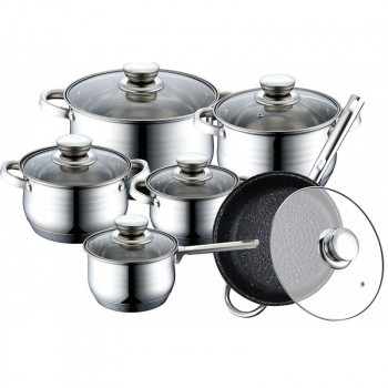 Набір посуду SwissHaus Cookware Set 12 предметів наборі