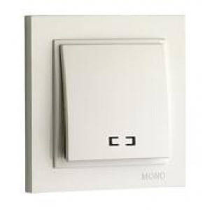 Вимикач внутрішній Despina 1-й з підсвіткою 102-190025-101 88301