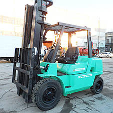 Японський газовий вилковий навантажувач 4 тонни Mitsubishi FG40K б/у, фото 3