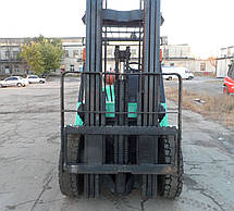 Японський газовий вилковий навантажувач 4 тонни Mitsubishi FG40K б/у, фото 5