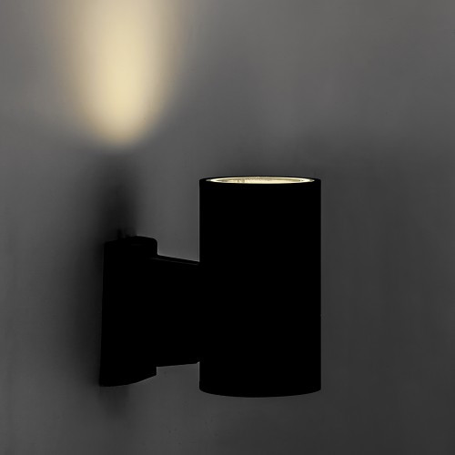 Фасадный светильник Feron DH0701 (черный) - фото 4 - id-p918469744