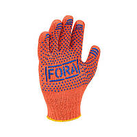 Перчатки рабочие Doloni 15300 с ПВХ покрытием оранжевые