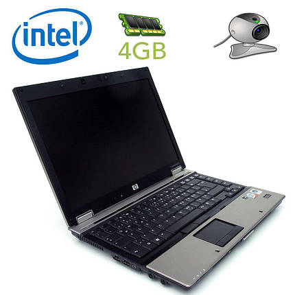 HP Elitebook 6930p / 14'' / 1280x800 TFT / Intel Core 2 Duo P8600 (2 ядра по 2.40 GHz) / 4 GB DDR2 / 120 GB HDD / DVD, Wi-Fi, Bluetooth, card-reader /, фото 2