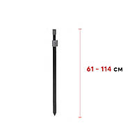 Телескопическая усиленная стойка CZ Black Power Bankstick 61-114 cm