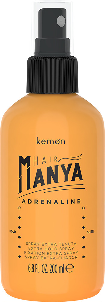 Лак без газу екстрасильної фіксації Kemon Hair Manya Adrenaline 200 мл