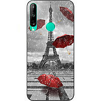 Бампер силіконовий для Huawei P40 Lite E з картинкою Париж