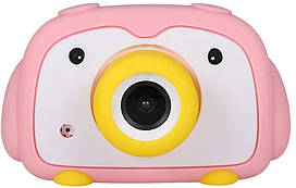 Дитяча цифрова фото-відео камера DUO Camera UL-2033, 1080P, 12MP, рожева