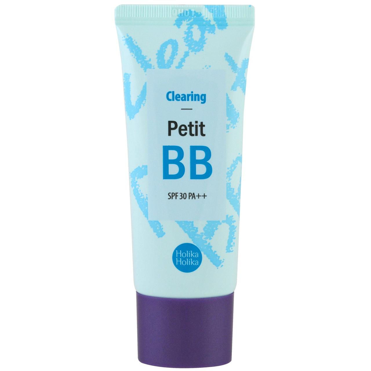 Очищаючий BB крем для обличчя Holika Holika Clearing Petit BB SPF 30 PA ++ 30 мл (8806334355135), фото 1