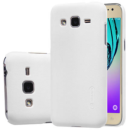 Чохол Nillkin для Samsung Galaxy J2 Duos J200 білий (+плівка), фото 1
