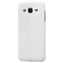 Чохол Nillkin для Samsung Galaxy J2 Duos J200 білий (+плівка), фото 3