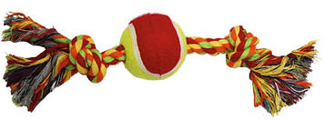 Іграшка для соб. CROCI канат грейфер з тенисным м'ячем, 30,5 см, 6см (ціна за 1шт) *