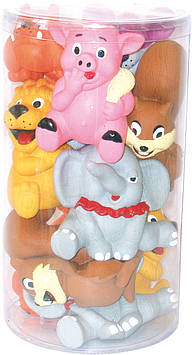 Іграшка для дрібний. соб. CROCI асорті в тубі, латекс., 9-10см, (ціна за 1шт) *