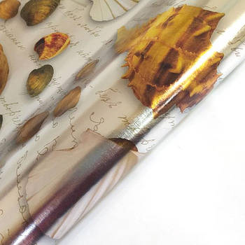 Пакувальна металізована папір № 36 "Черепашки"