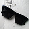 Жіночі сонцезахисні окуляри з гострими краями Синій, фото 3