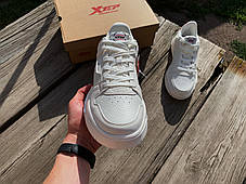 Чоловічі оригінальні кросівки кеди Xtep Skateboarding Shoes білі, фото 4
