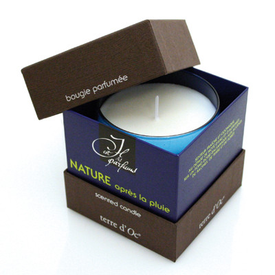 Ароматична свічка "Лавандова стежка" органічна Terre d'oc,200г