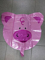 Воздушный шар фольгированный фигурный Свинка 1шт