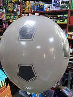 Воздушный шарик с рисунком футбольный мяч 1шт