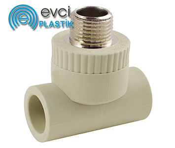 Трійник Evci Plastik 20х1/2" РН поліпропіленовий