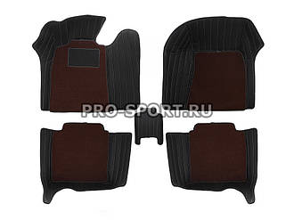 Килимки 3D VIP класу на липучках Lexus LS460L (Deluxe/ GLS) 2007+ г.в.