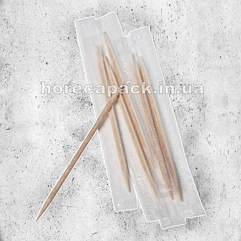 Зубочистки в індивідуальному поліетиленовому пакованні, 800 шт./пач.