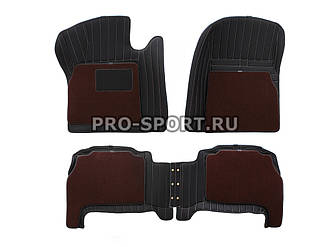 Килимки 3D VIP класу на липучках Lexus LX570 (5 Seats) 2007+ г.в.