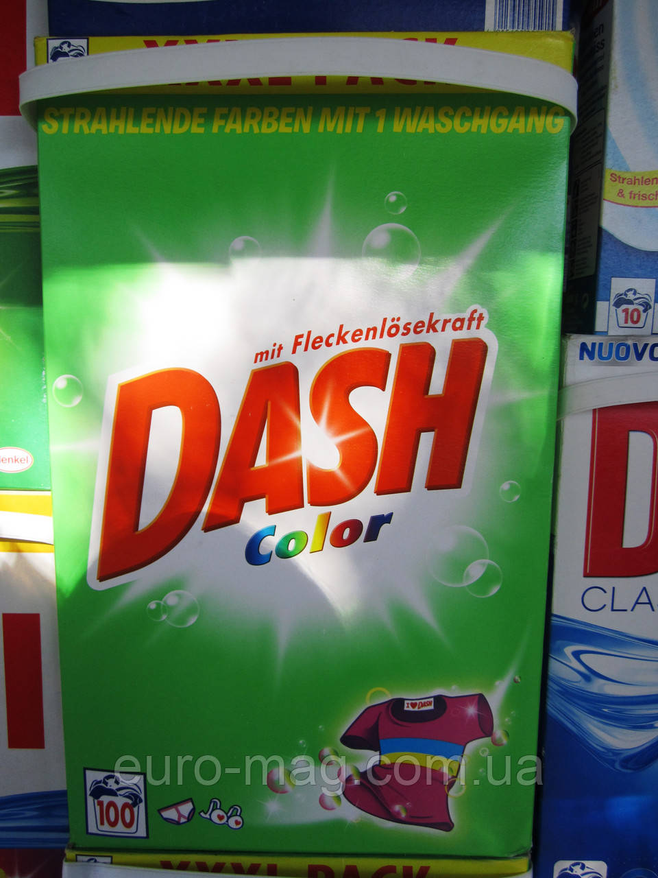 Пральний порошок Dash color mit Fleckenlosekraft 100 прань (6,5 кг)