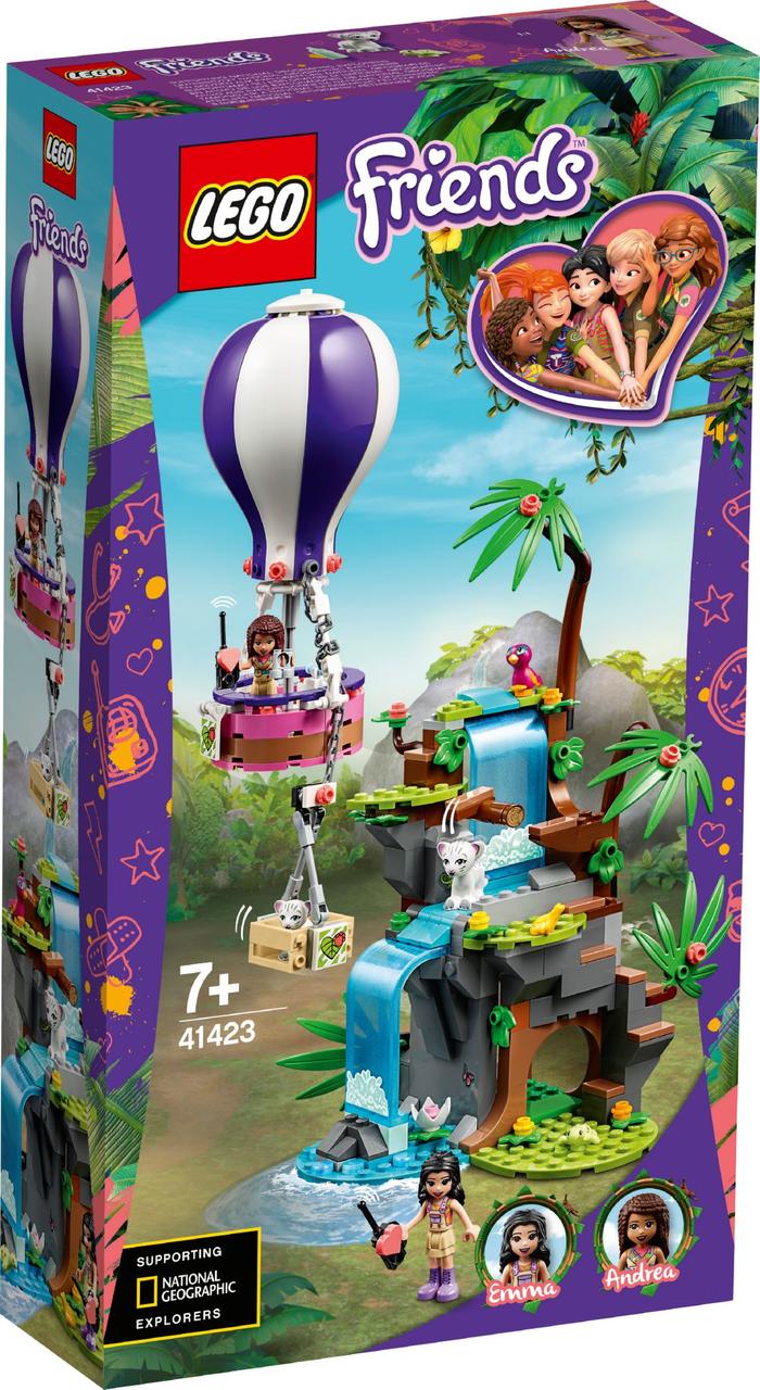Lego Friends Джунглі: порятунок тигра на повітряній кулі 41423