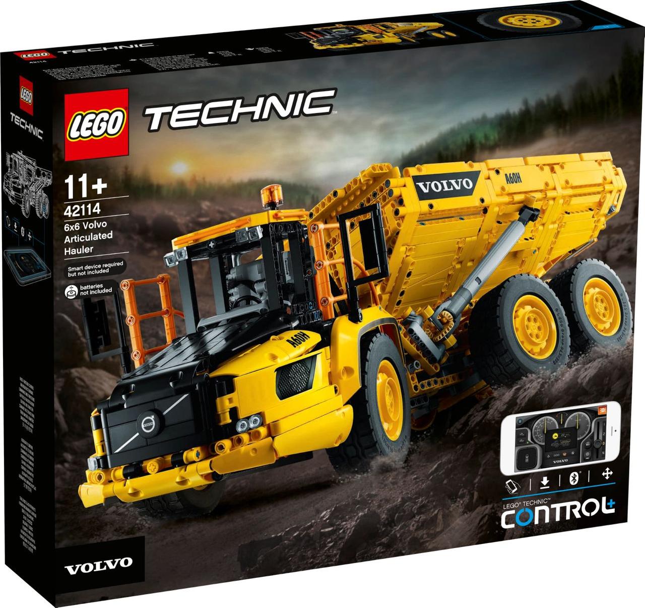 Lego Technic Самоскид Volvo 6х6 42114
