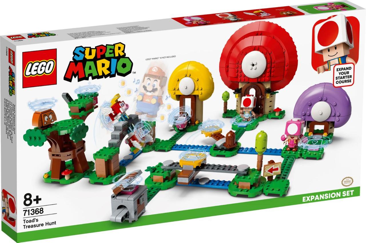 Lego Super Mario Погоня за сокровищами Тоада. Дополнительный набор 71368 - фото 1 - id-p1251587894