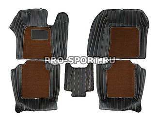 Килимки 3D VIP класу на липучках Infiniti M35 2009+ г.в.