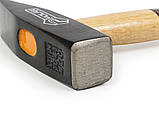 Молоток Polax слюсарний c ручкою з дерева 600 г DIN 1041 (36-029), фото 2