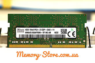 Оперативна пам'ять для ноутбука, Hynix DDR4 4Gb 1Rx16 PC4-2133P, б/в