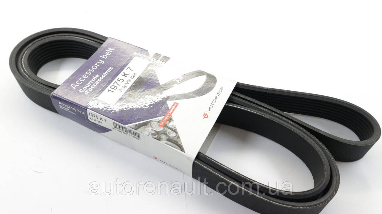 Ремень генератора (ручейковый) на Рено Трафик (+AC) 2.0dCI 08/2006 ...